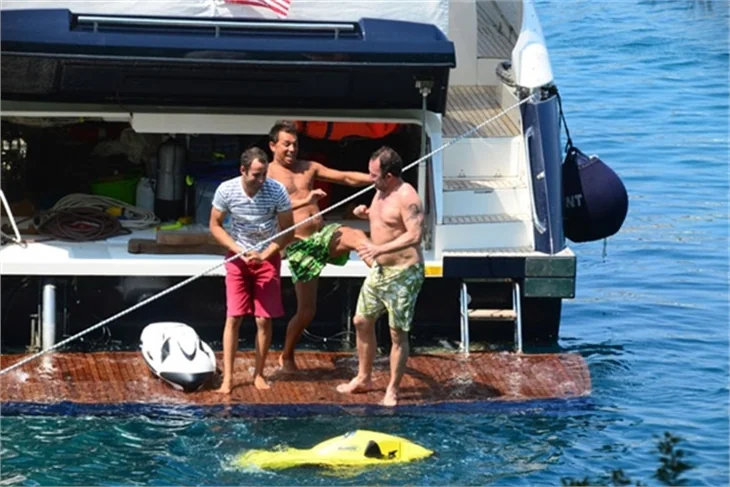 Sergen Yalçın ile Murat Cevahir çocuklar gibi şakalaştılar!