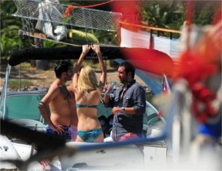 Wilma Elles'in deniz keyfi!