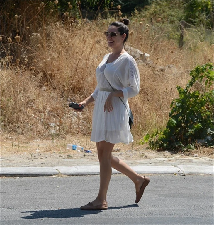 Kelly Brook, Bodrum'da böyle görüntülendi!