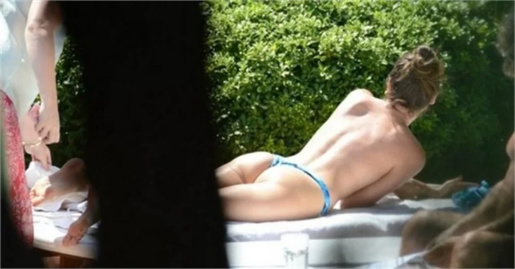 Kelly Brook, Bodrum'da böyle görüntülendi!