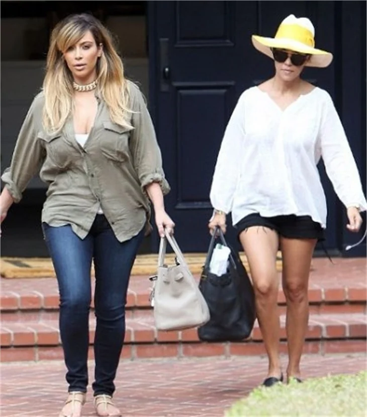 Kim Kardashian'dan hamilelik sonrası yeni imaj!