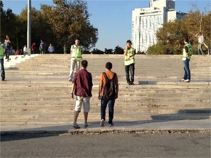Taksim'de polis müdahalesi!