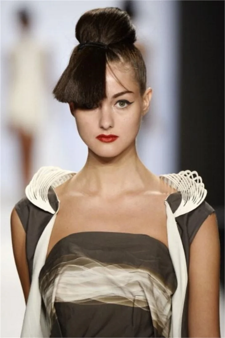 Moda haftasında ilginç saçlar!