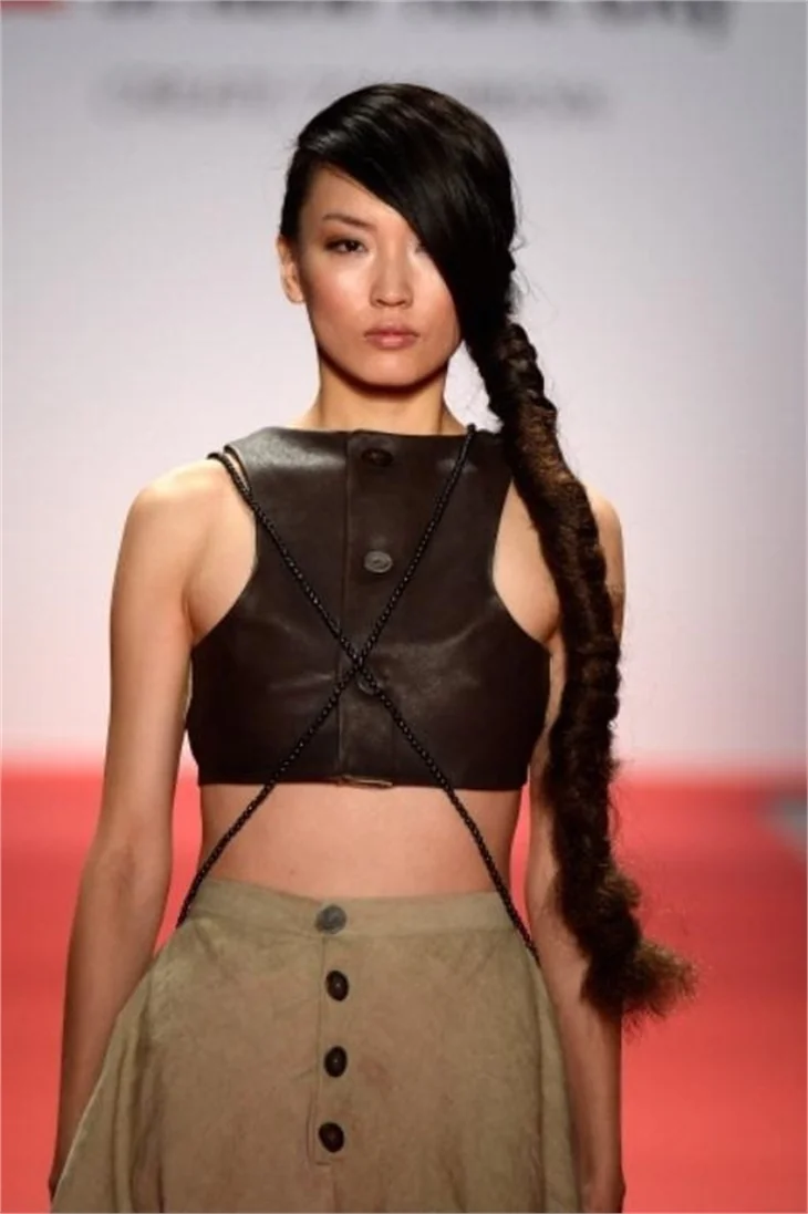 Moda haftasında ilginç saçlar!