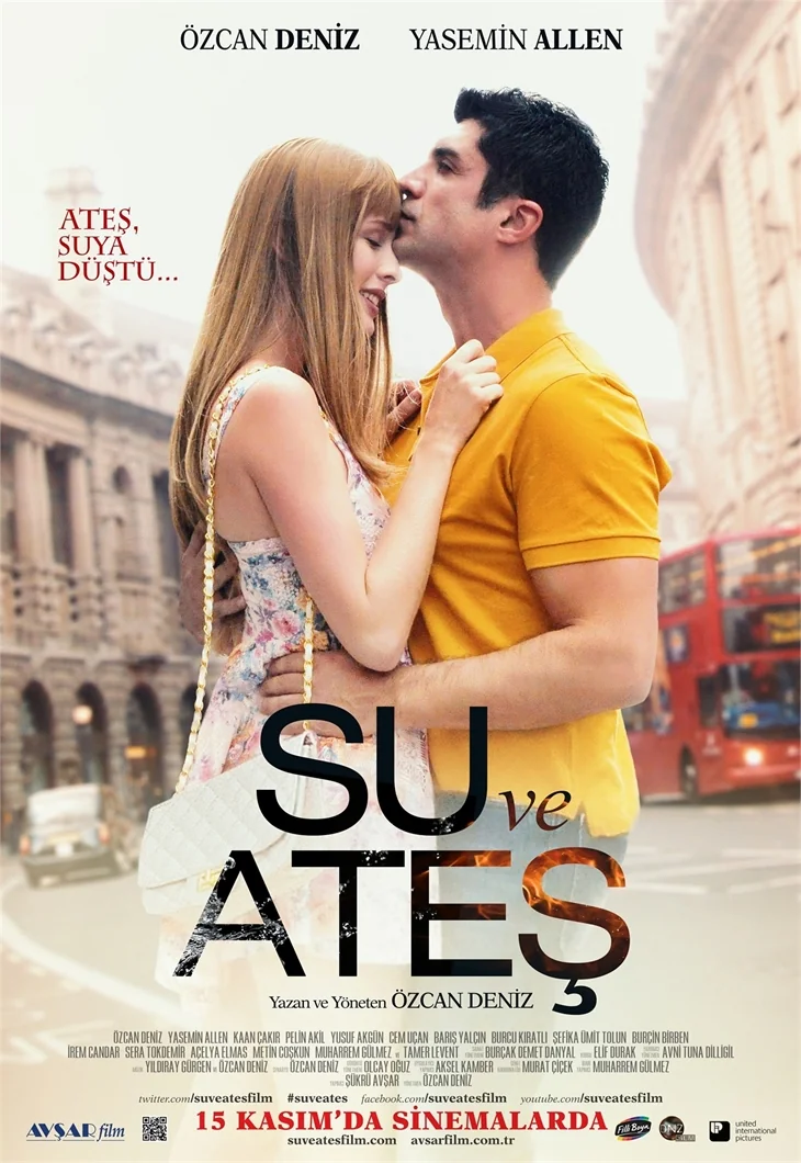 "Su Ve Ateş" filminin kamera arkası görüntüleri!