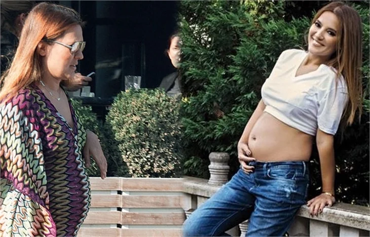 Demet Akalın'ın karnı iyice büyüdü!