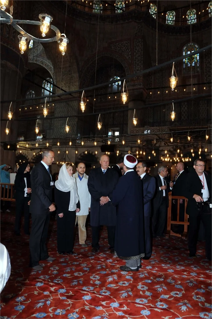 Kral ve Kraliçe Sultanahmet'te