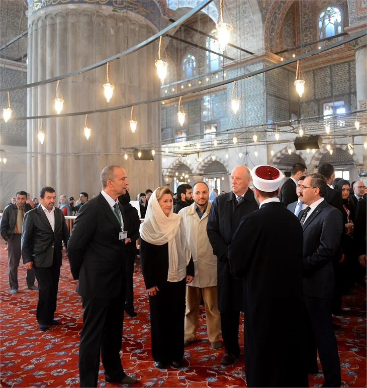Kral ve Kraliçe Sultanahmet'te