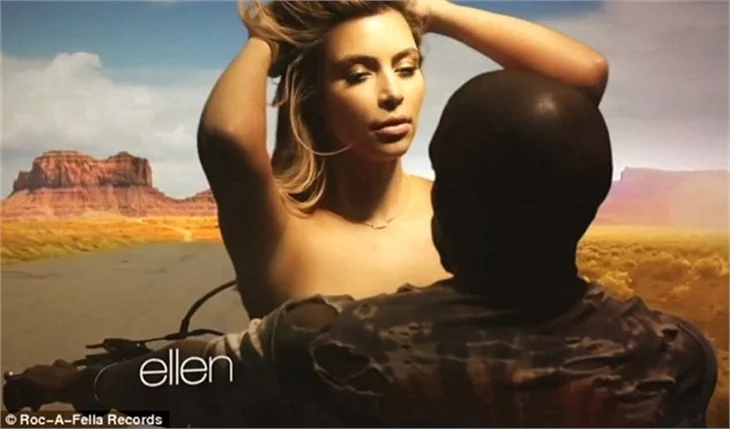 Kim ve Kanye klipte seviştiler!