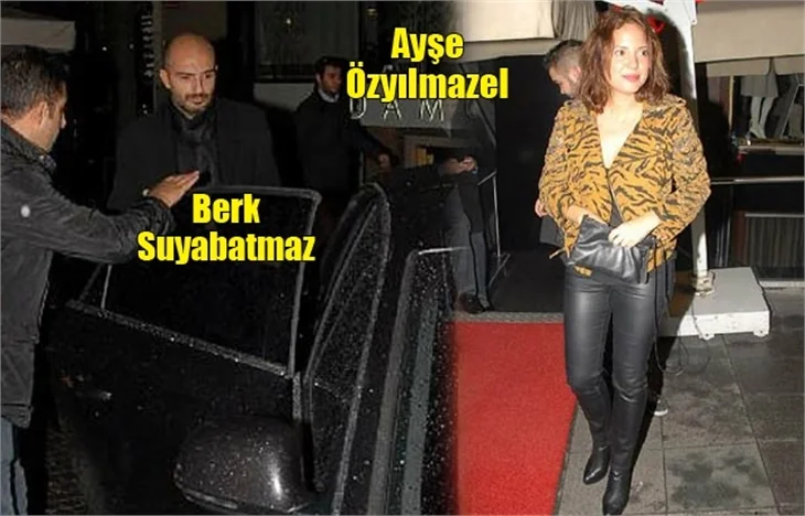 Ayşe Özyılmazel, Berk ile karşılaşınca keyifleri kaçtı!