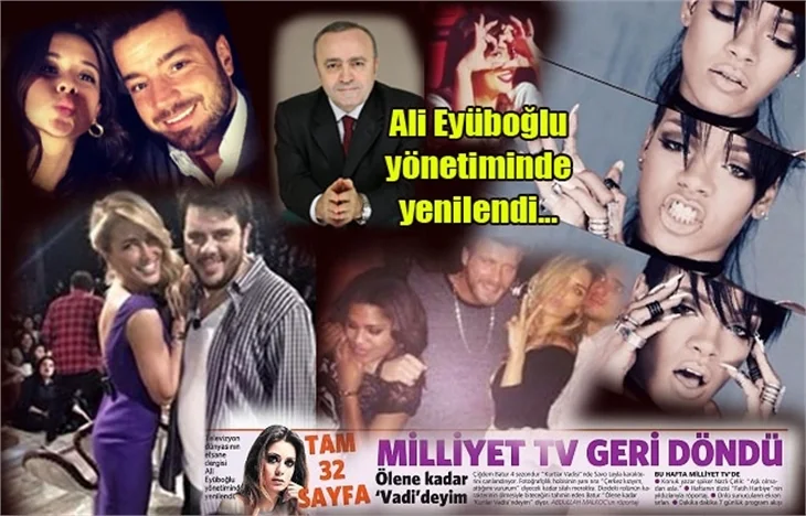 Milliyet TV Dergisi Ali Eyüboğlu yönetiminde yenilendi.