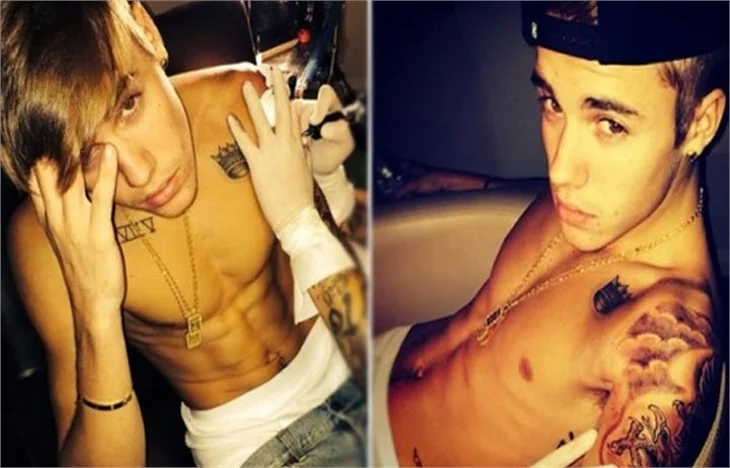 Justin Bieber’ın yeni dövmesi!
