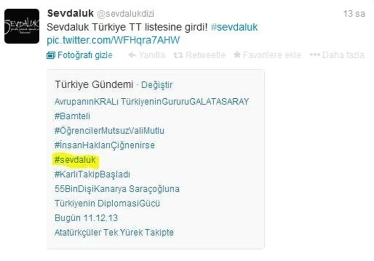 "Sevdaluk" beğenildi mi?