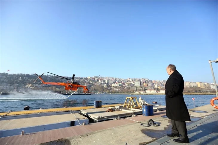 İstanbul semalarında Alev Kartalı