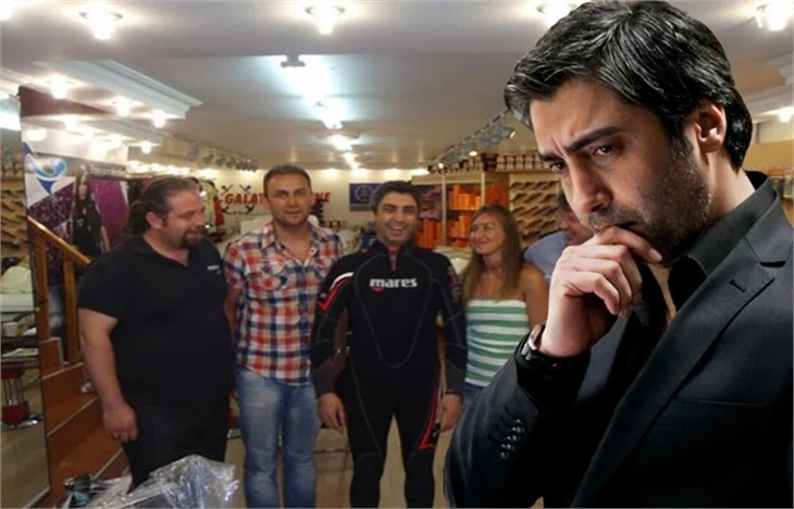 Boş zamanlarında dalış yapıyor!
