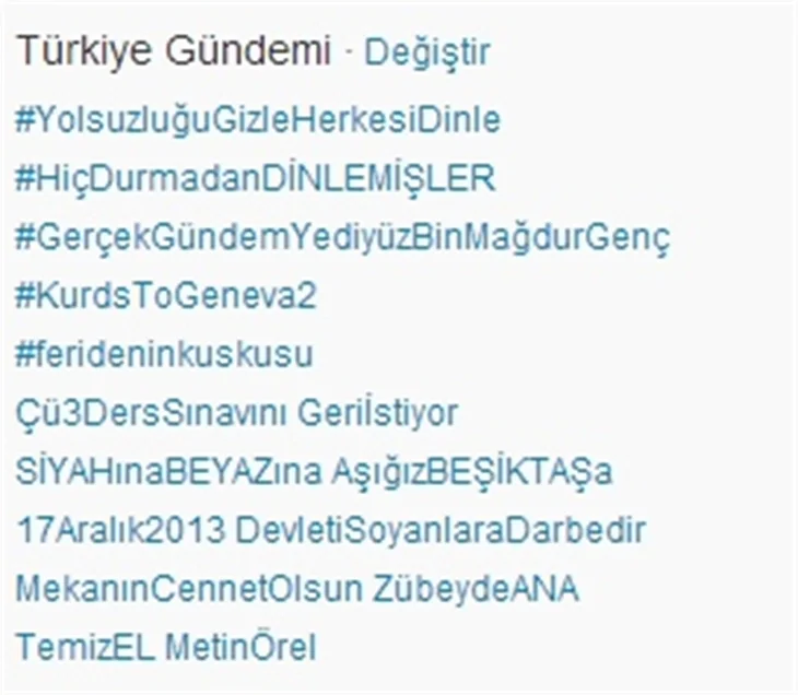 "Feride'nin kuşkusu" Twitter'da!