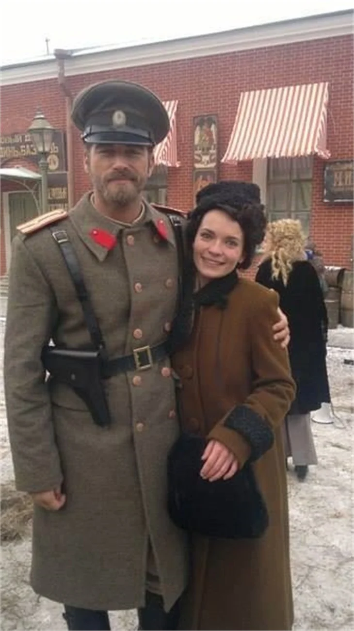 Rusya'da kurulan "Kurt Seyit ve Şura" setinden görüntüler