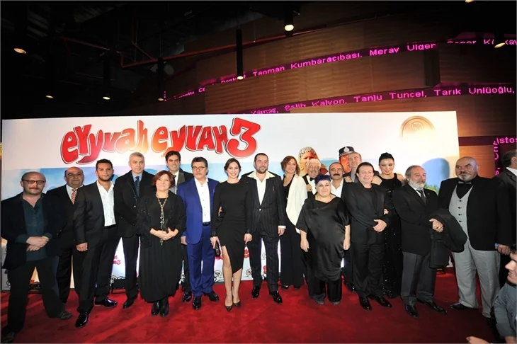"Eyvah Eyvah 3"ün galasında neler yaşandı?