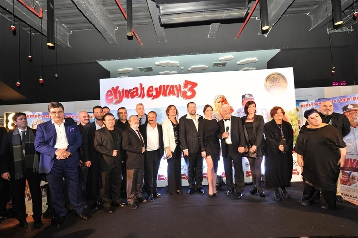 "Eyvah Eyvah 3"ün galasında neler yaşandı?