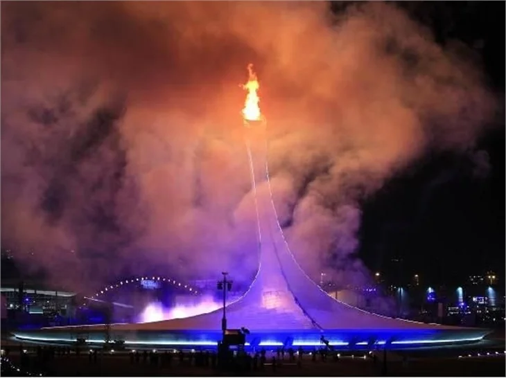 Kış Olimpiyatları Açılış Töreni'nden renkli kareler!