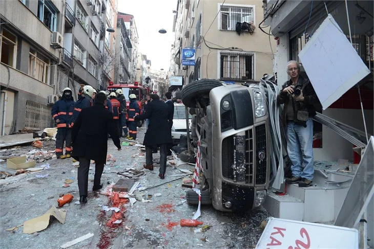 Taksim'de patlama!