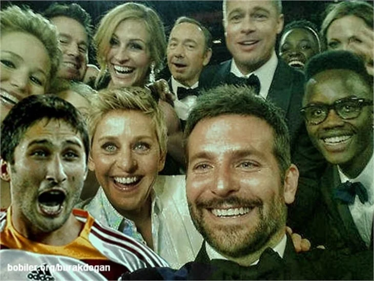 'Oscar Selfie'si sosyal medyayı salladı!