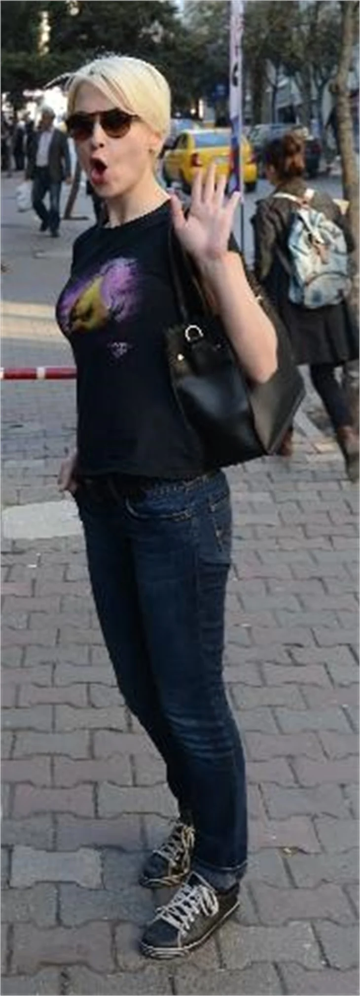 Arzu Yanardağ'ın tarzı şaşırttı!
