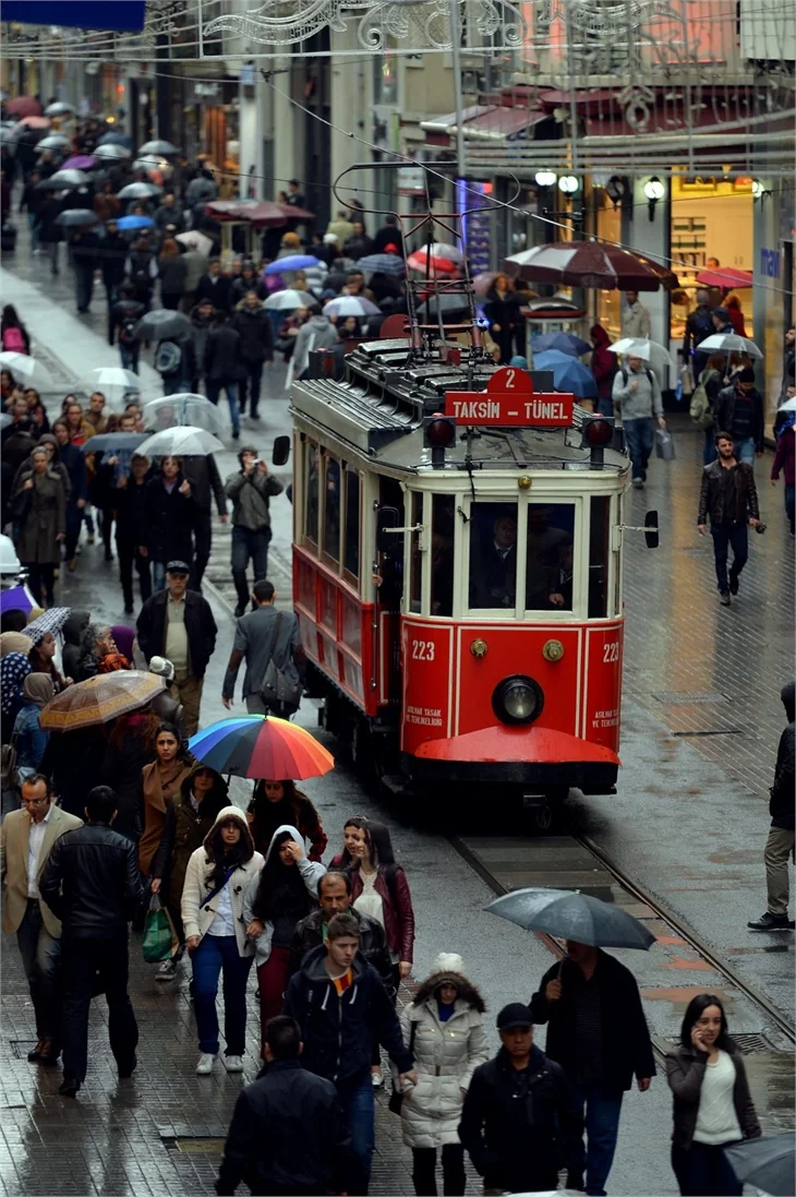 İstanbul'da yağışlı hava!