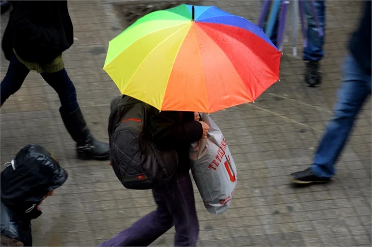 İstanbul'da yağışlı hava!