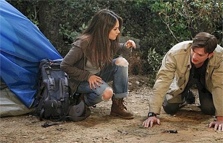 Mila Kunis nişanlısının dizisine konuk oldu