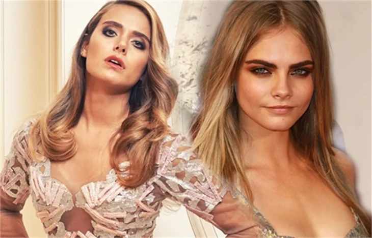 Cara Delevingne'e benzerliği dikkat çekti!