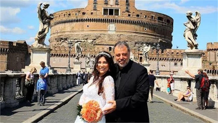 Hamdi Alkan ile Selen Görgüzel, Roma'da evlendi!