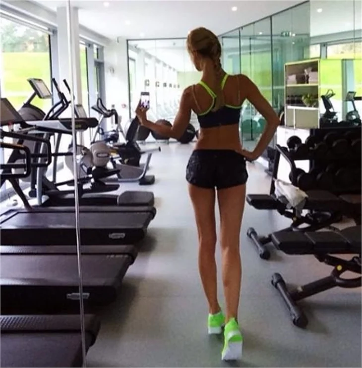 Spor salonlarında selfie çılgınlığı