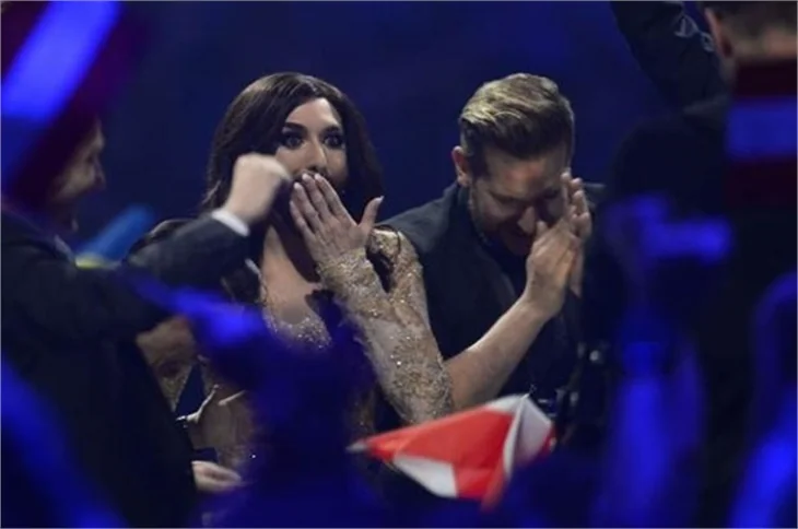 Eurovision Şarkı yarışmasını Avusturyalı Conchita Wurst kazandı
