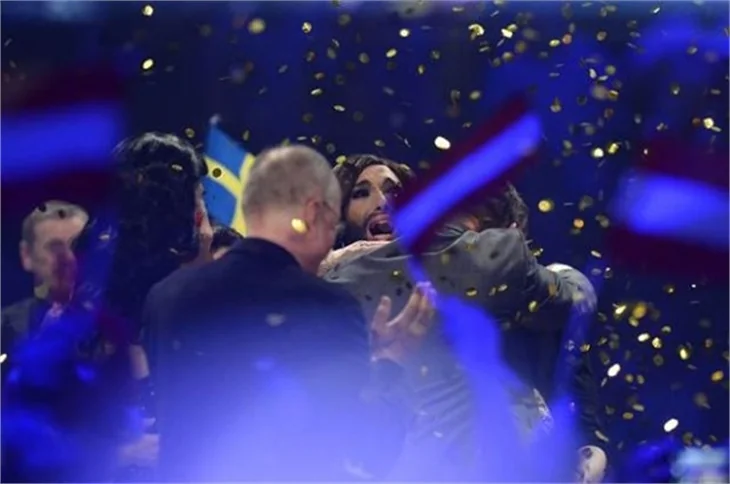 Eurovision Şarkı yarışmasını Avusturyalı Conchita Wurst kazandı