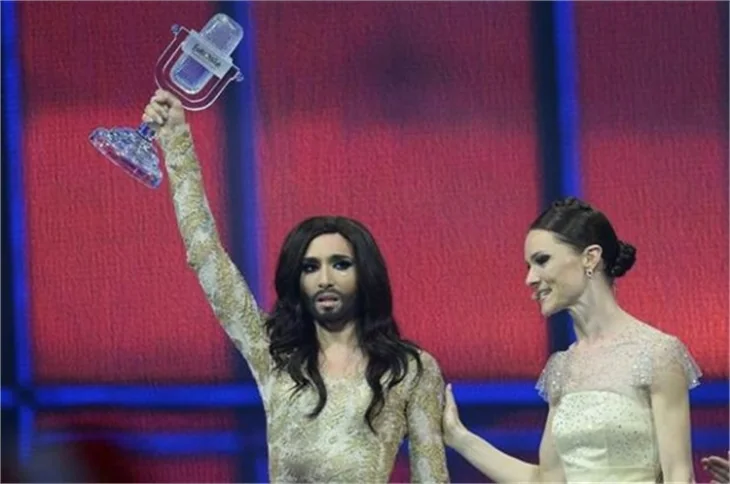 Eurovision Şarkı yarışmasını Avusturyalı Conchita Wurst kazandı