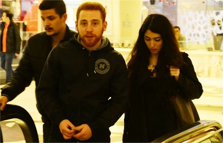 Furkan Kızılay sevgilisiyle...
