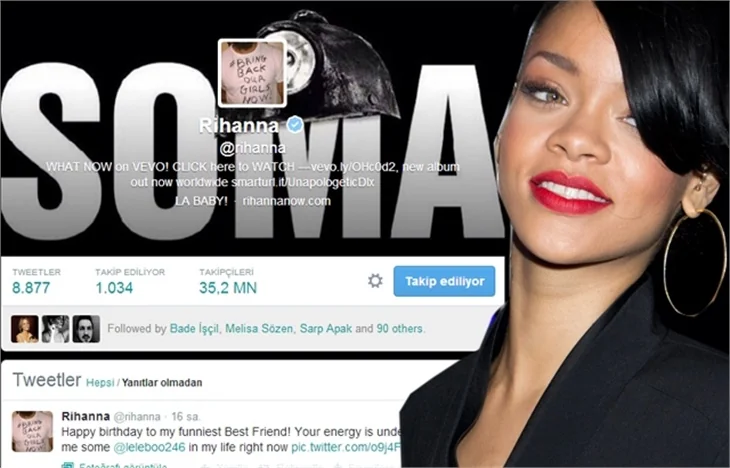 Rihanna, Soma'ya duyarsız kalmadı!