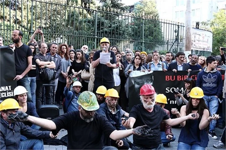Sanat Meclisi'nden Soma eylemi!