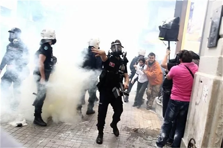 Gezi Parkı'nın yıldönümünde Taksim'de olaylar çıktı