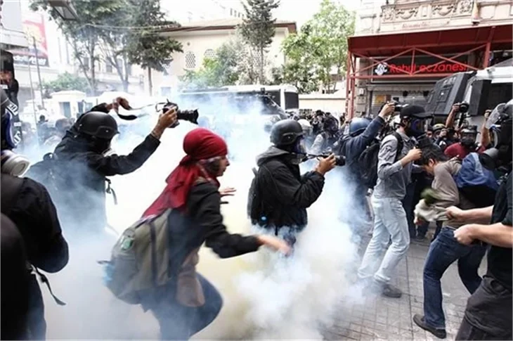 Gezi Parkı'nın yıldönümünde Taksim'de olaylar çıktı