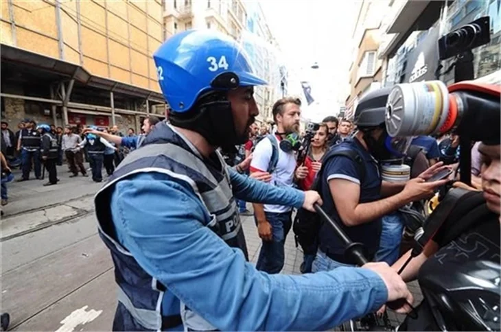 Gezi Parkı'nın yıldönümünde Taksim'de olaylar çıktı