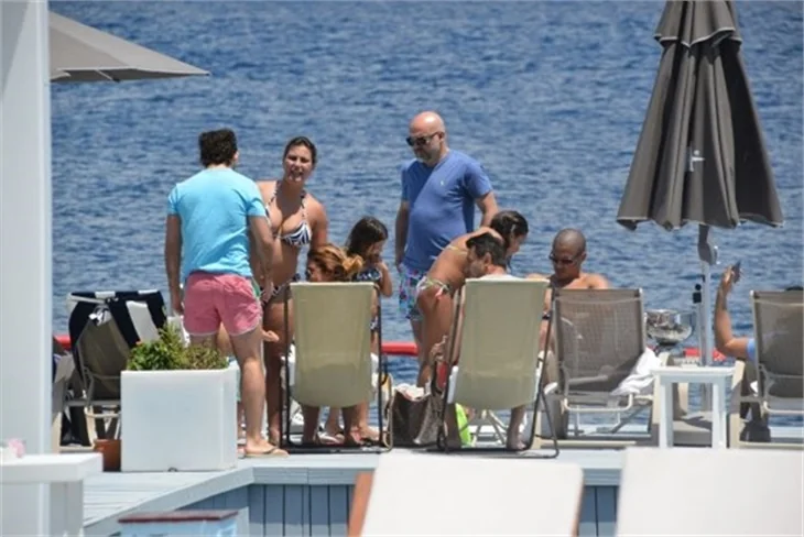Alex De Souza'nın Bodrum tatili!