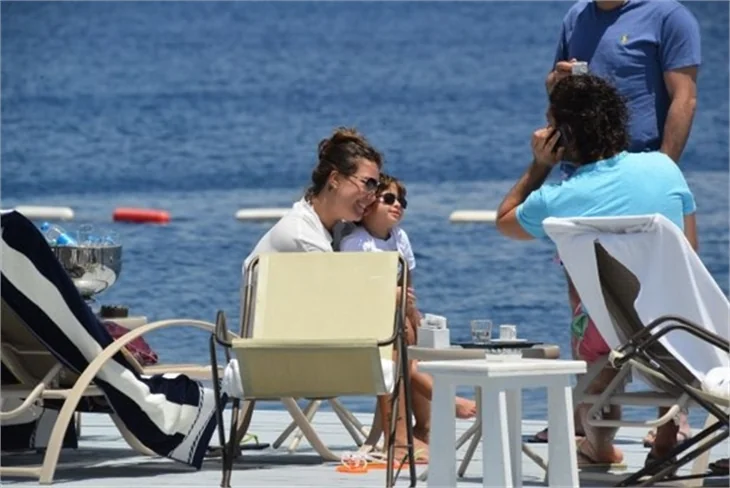 Alex De Souza'nın Bodrum tatili!