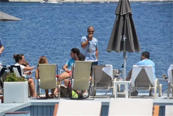 Alex De Souza'nın Bodrum tatili!