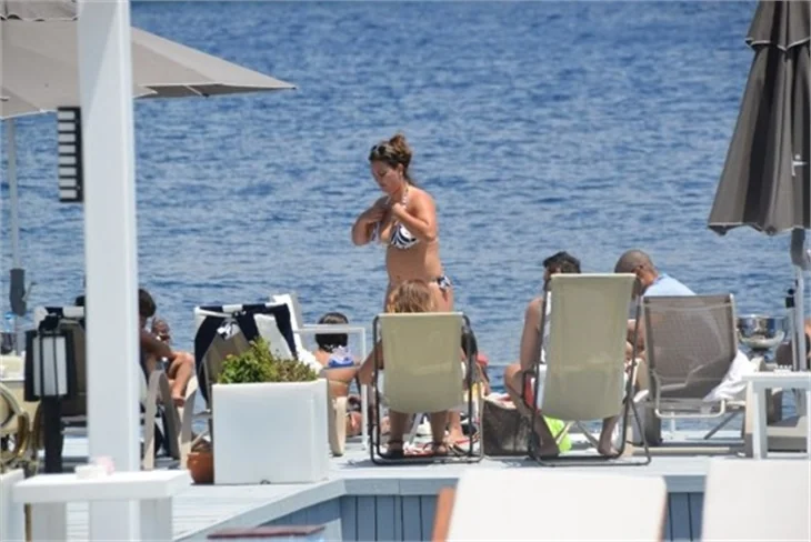 Alex De Souza'nın Bodrum tatili!