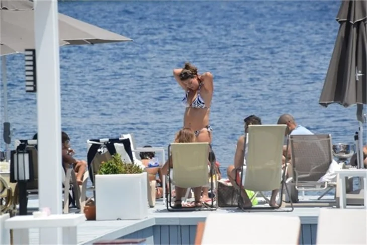 Alex De Souza'nın Bodrum tatili!