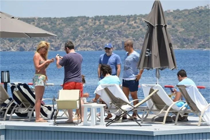 Alex De Souza'nın Bodrum tatili!
