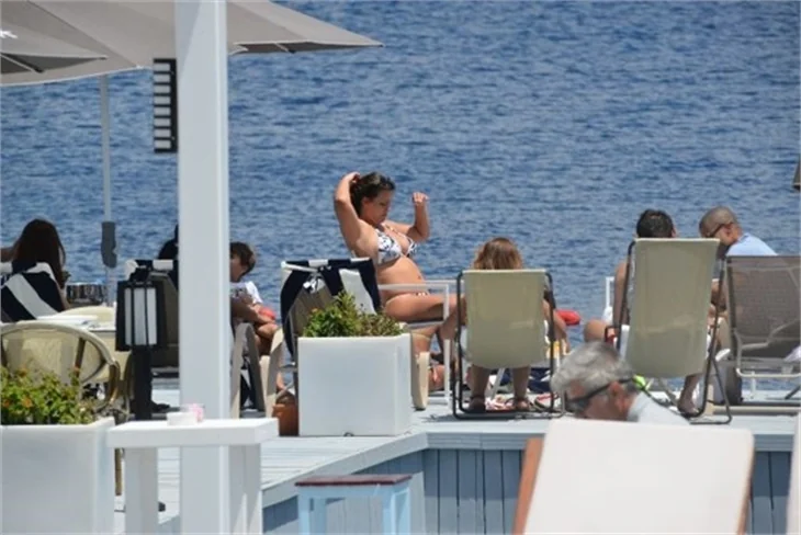 Alex De Souza'nın Bodrum tatili!