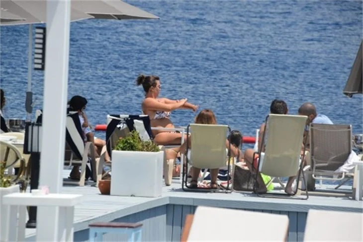 Alex De Souza'nın Bodrum tatili!